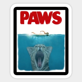 Paws-cat Sticker